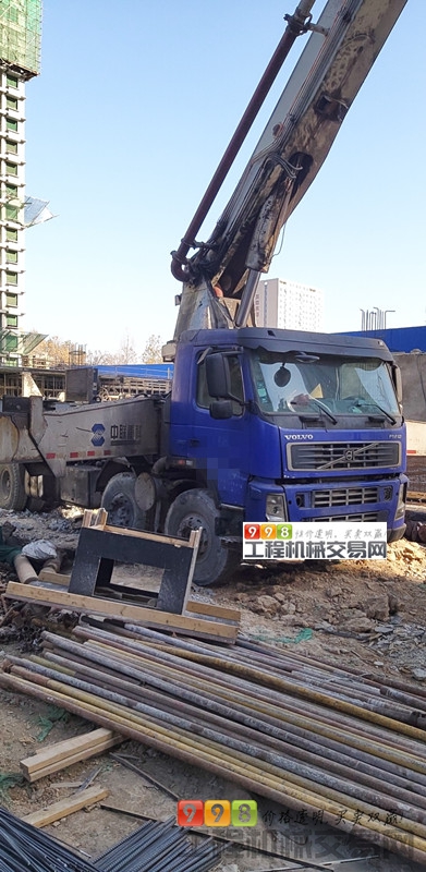 出售05年中联沃尔沃44米泵车_泵车_混凝土_设备_998工程机械交易网
