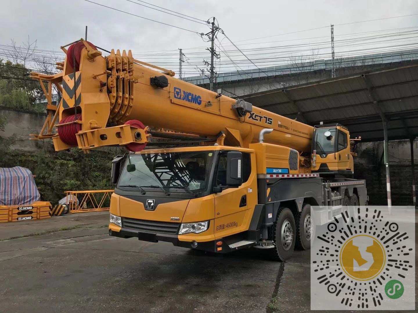 转让徐工2019年xct75吊车