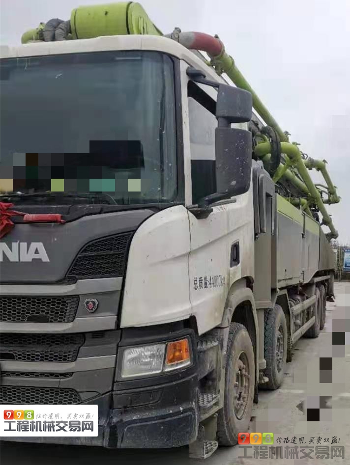 2020年5月中联斯堪尼亚63米准新车,泵送3万多方,车主全款购买的设备