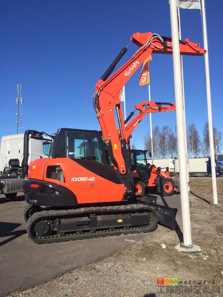 久保田(kubota)kx080-4 履帶挖掘機圖集